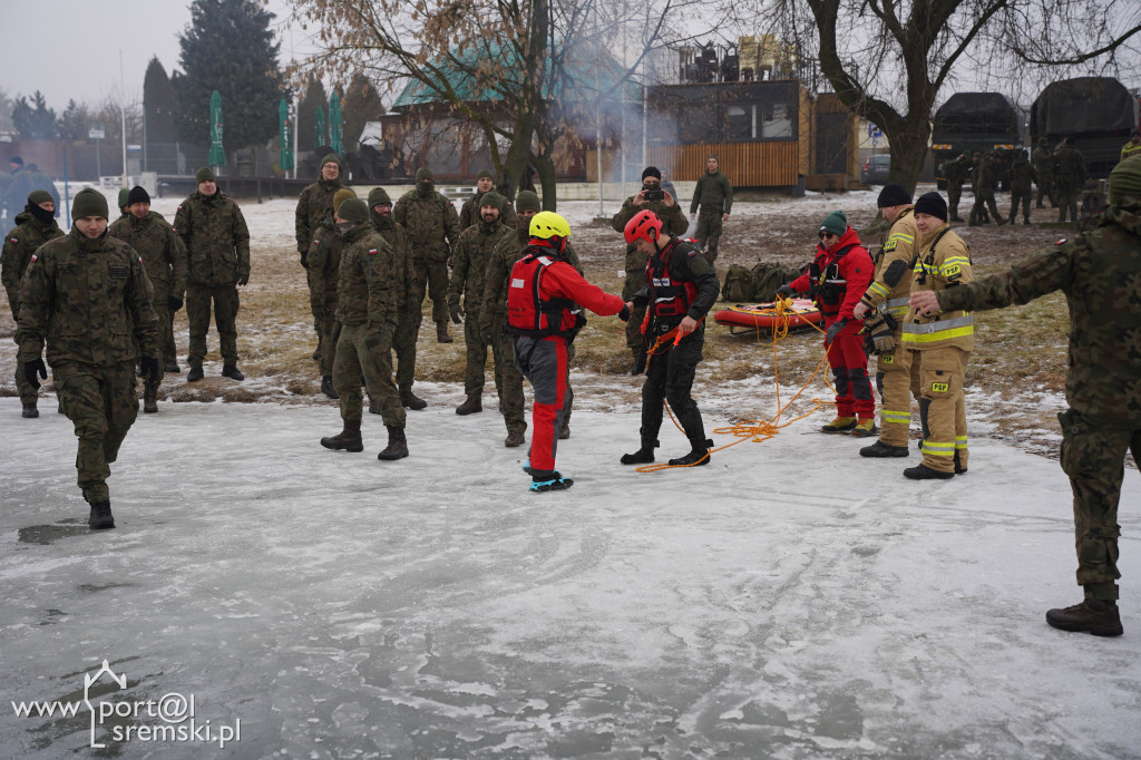 Ćwiczenia na lodzie