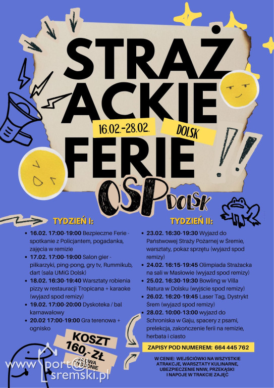 Ferie zimowe w gminie Dolsk i Książu Wlkp.