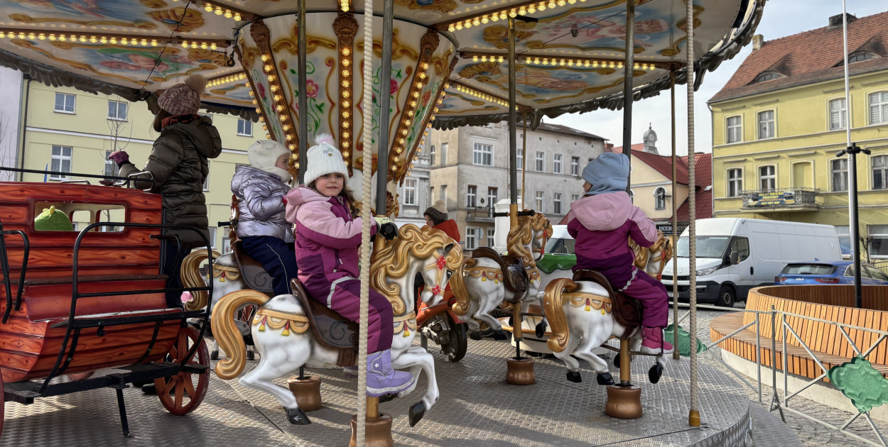 Kraina Zimowej Zabawy na śremskim Rynku