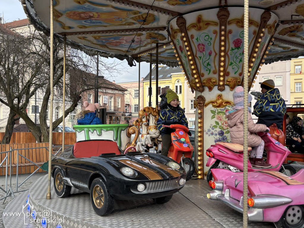 Kraina Zimowej Zabawy na śremskim Rynku