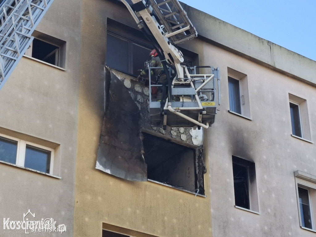 Pożar mieszkania