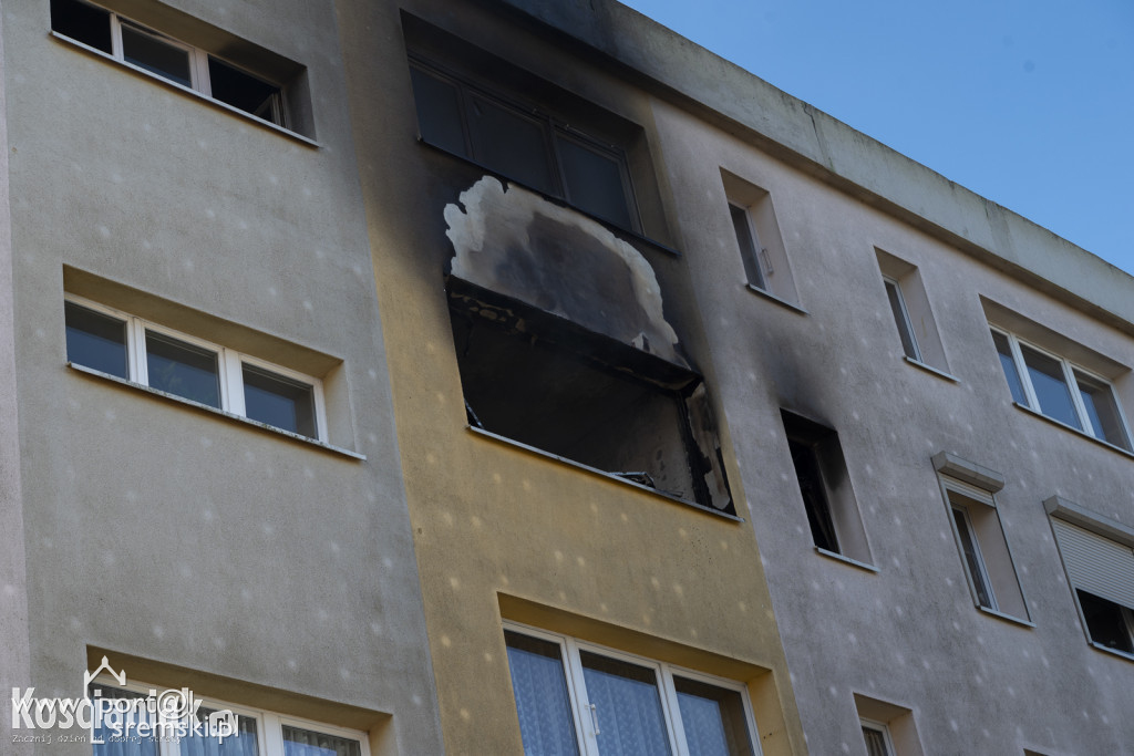 Pożar mieszkania
