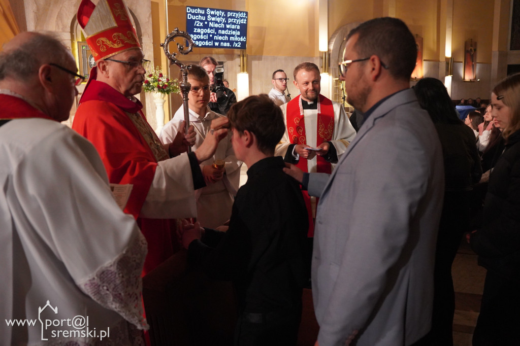 Bierzmowanie w parafii pw. NSJ w Śremie