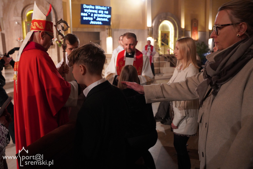 Bierzmowanie w parafii pw. NSJ w Śremie