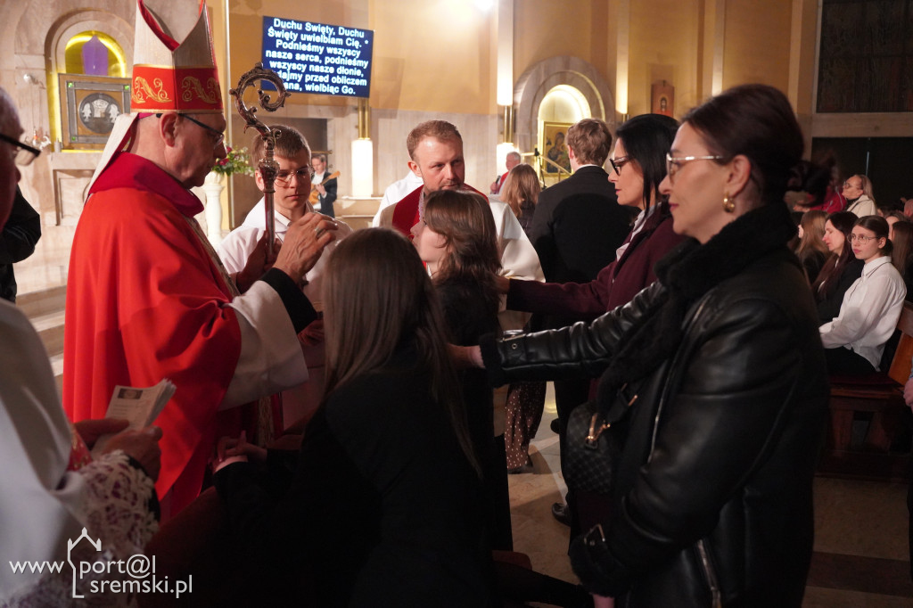 Bierzmowanie w parafii pw. NSJ w Śremie
