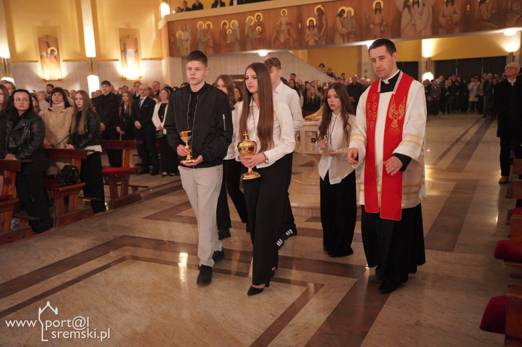 Bierzmowanie w parafii pw. NSJ w Śremie