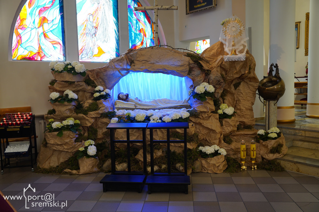 Święcenie pokarmów - Kościół garnizonowy w Śremie