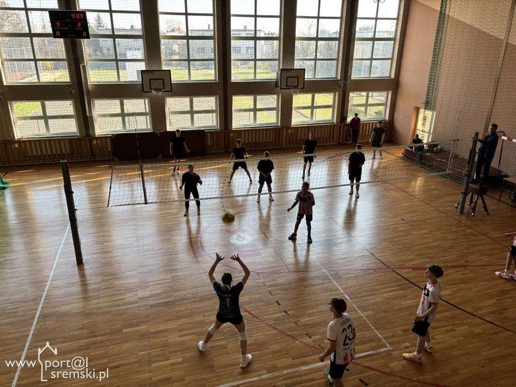 Turniej siatkówki dla klas ósmych w Ekonomie