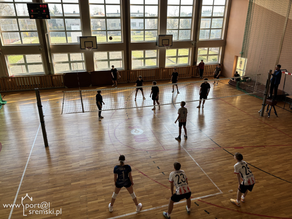Turniej siatkówki dla klas ósmych w Ekonomie