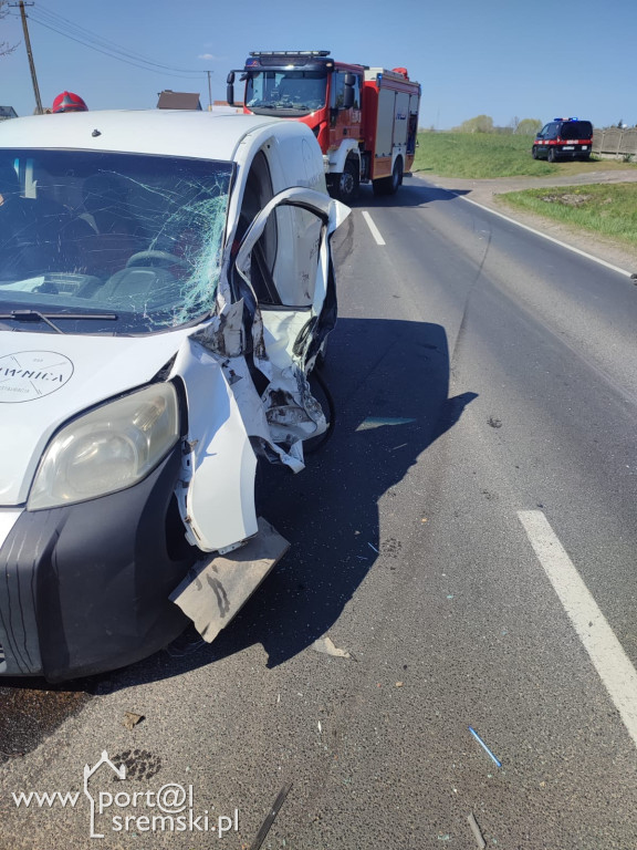 Wypadek w Grzymysławiu