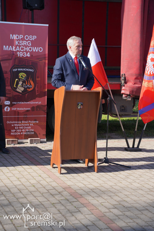 OSP Małachowo z nowym wozem