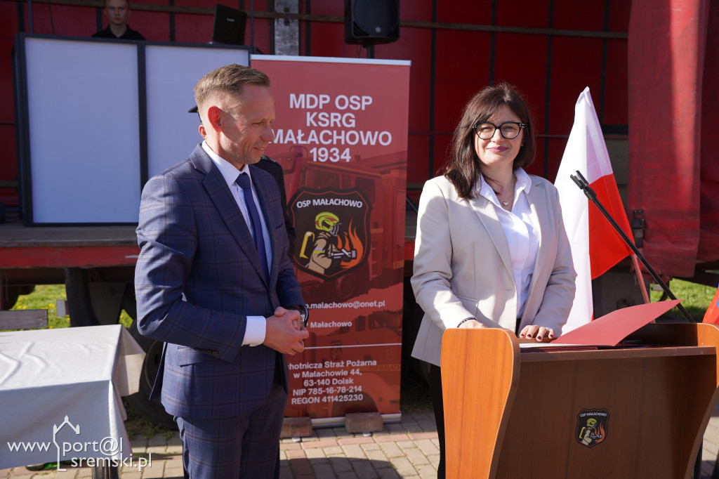 OSP Małachowo z nowym wozem