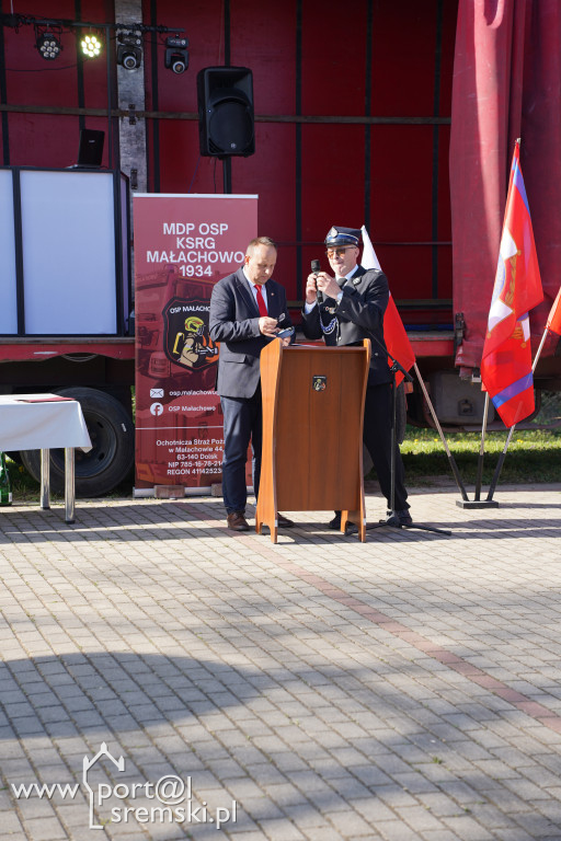 OSP Małachowo z nowym wozem