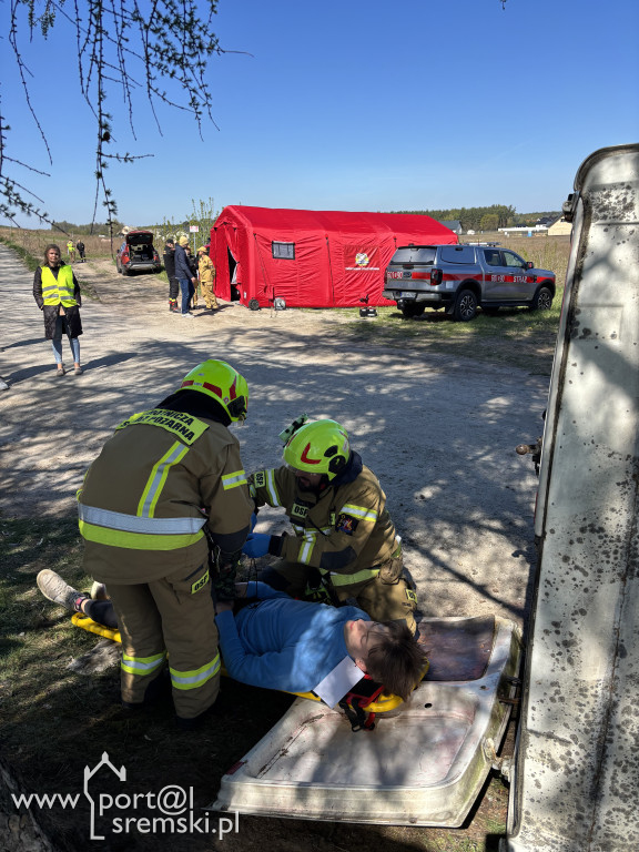Ćwiczenia z wypadku masowego w Jaszkowie
