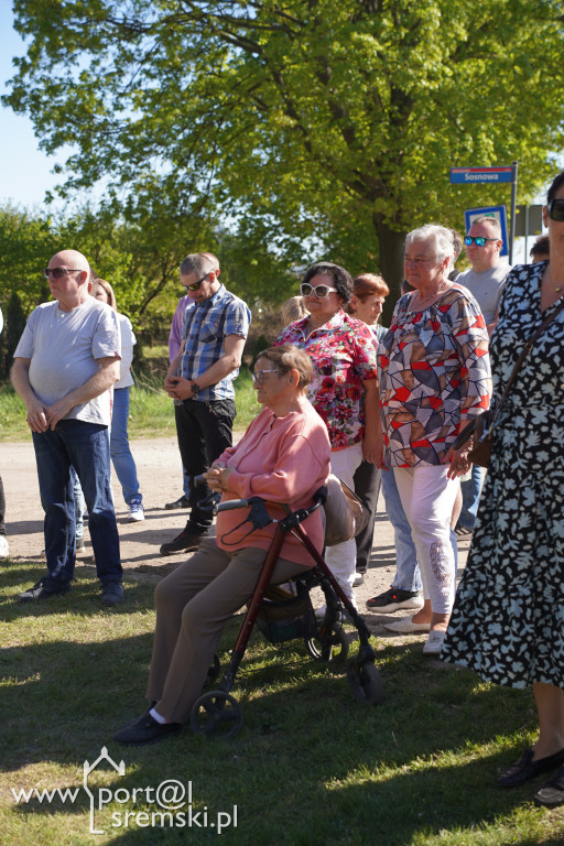 Poświęcenie odnowionej figury MB w Zbrudzewie