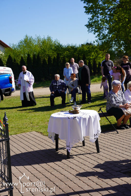 Poświęcenie odnowionej figury MB w Zbrudzewie
