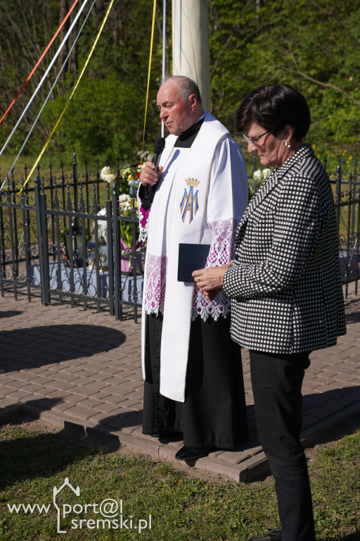 Poświęcenie odnowionej figury MB w Zbrudzewie