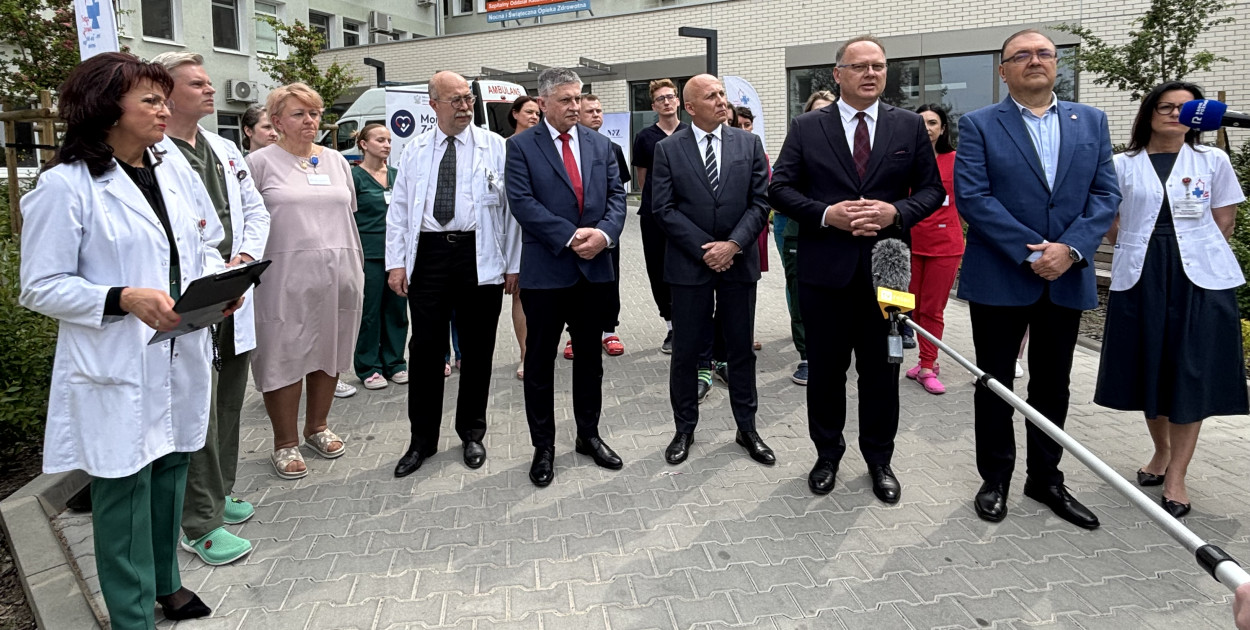 Konferencja w szpitalu