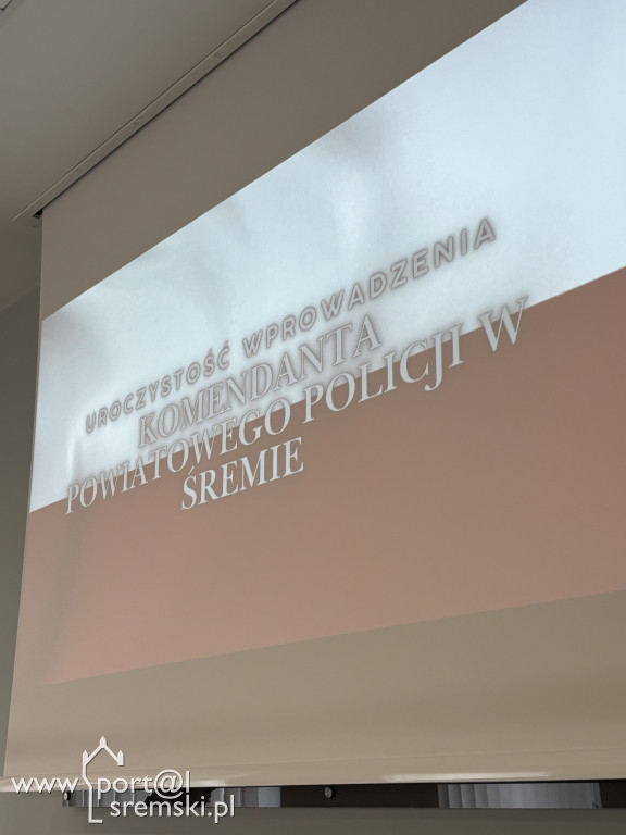Przyjęcie nowego Komendanta KPP Śrem