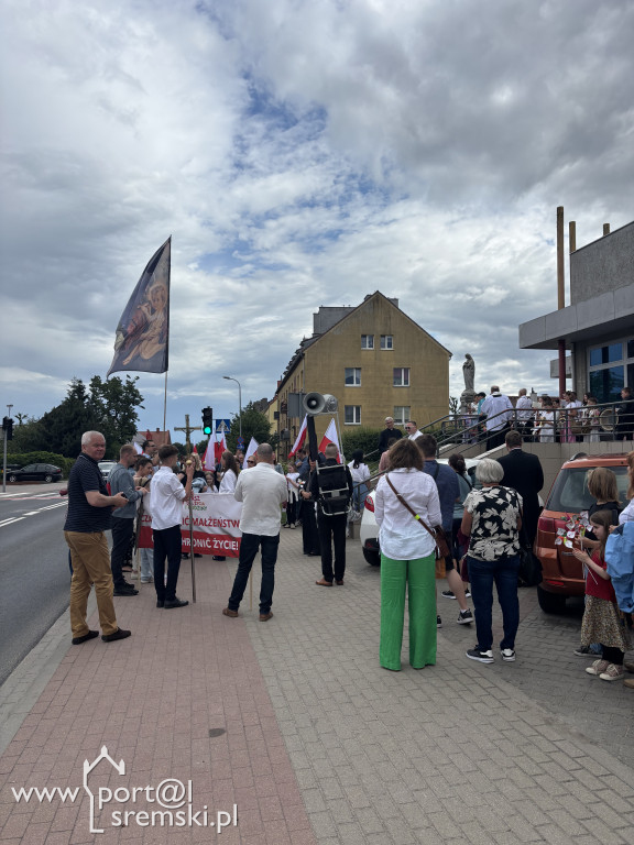 Marsz dla życia i rodziny w Śremie