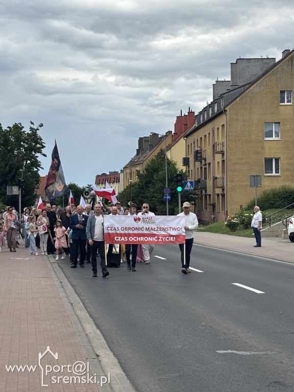 Marsz dla życia i rodziny w Śremie