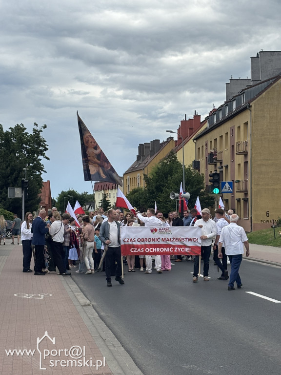 Marsz dla życia i rodziny w Śremie