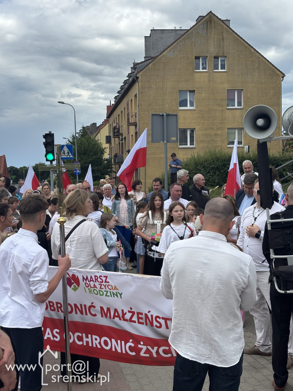 Marsz dla życia i rodziny w Śremie