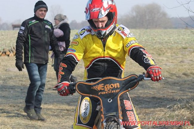 Żużlowcy w Mełpinie