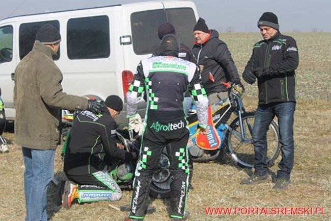 Żużlowcy w Mełpinie