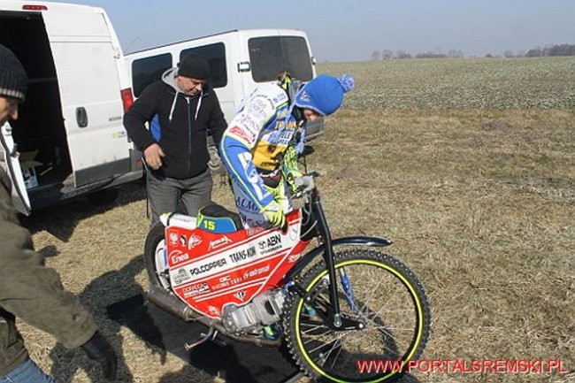 Żużlowcy w Mełpinie