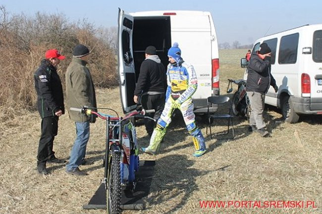 Żużlowcy w Mełpinie