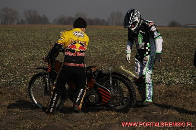 Żużlowcy w Mełpinie