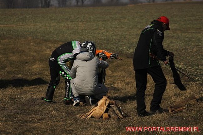 Żużlowcy w Mełpinie