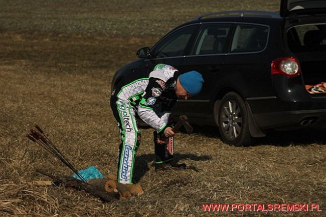 Żużlowcy w Mełpinie