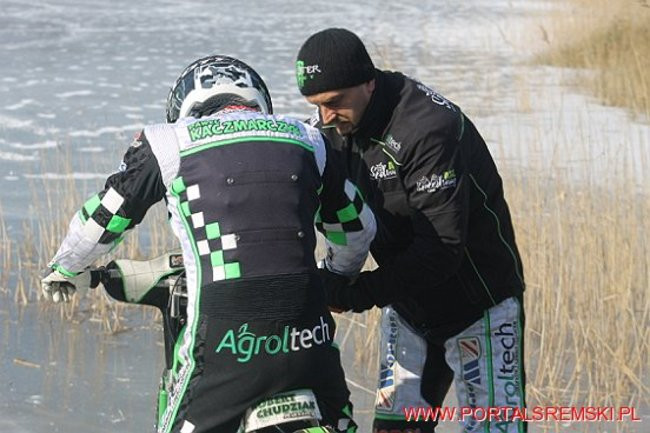 Żużlowcy w Mełpinie