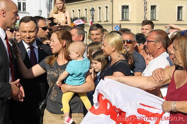 Prezydent RP w Śremie