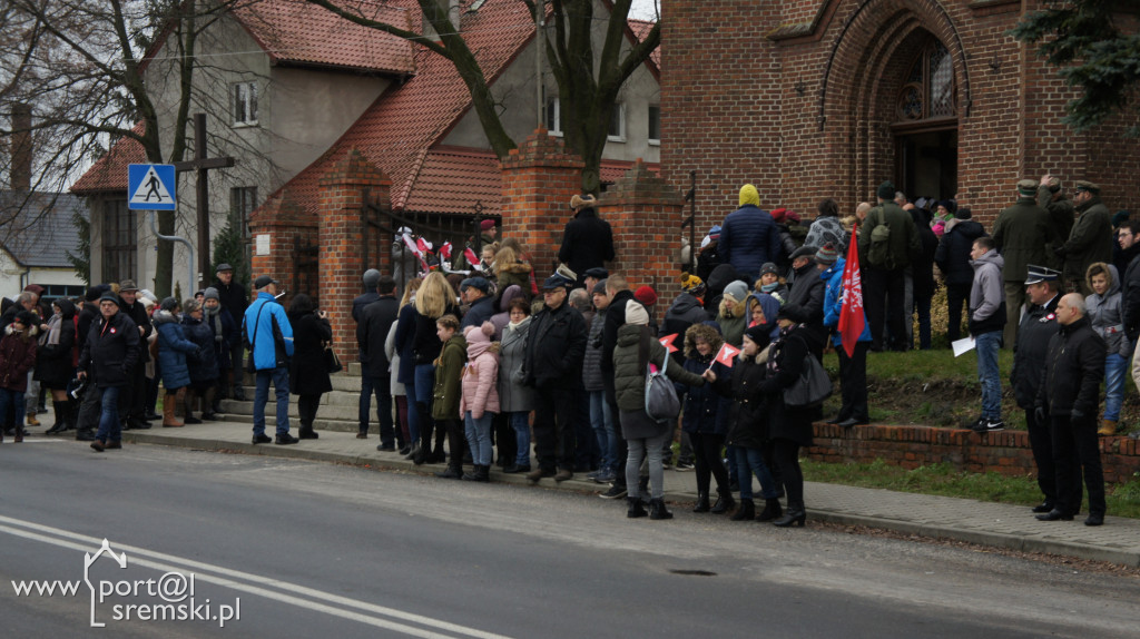 Odsłonięcie pomnika powstańców w Brodnicy