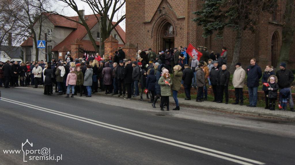 Odsłonięcie pomnika powstańców w Brodnicy