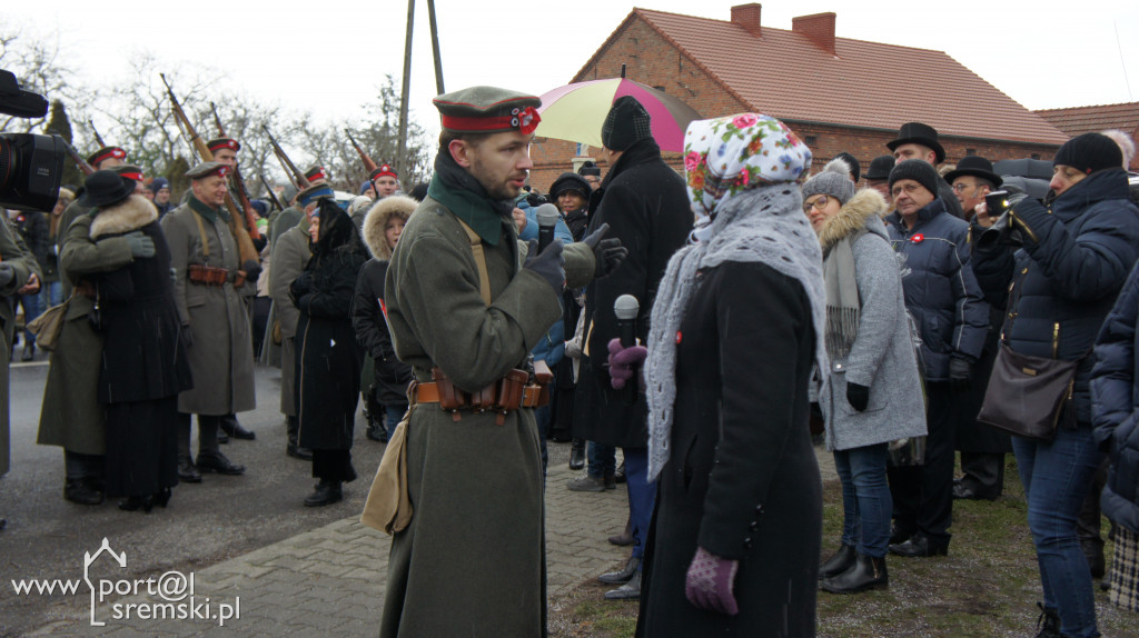 Odsłonięcie pomnika powstańców w Brodnicy