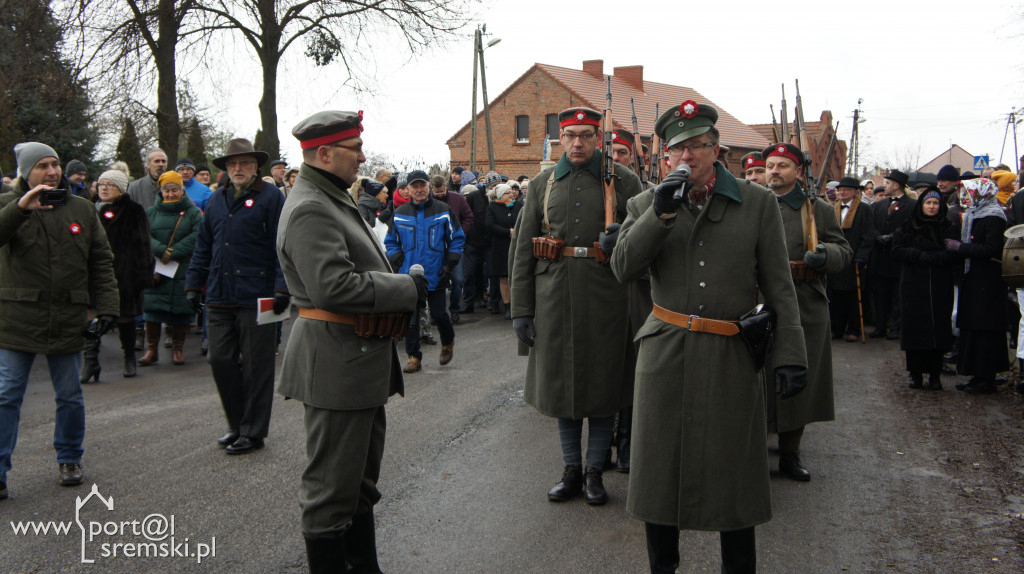 Odsłonięcie pomnika powstańców w Brodnicy