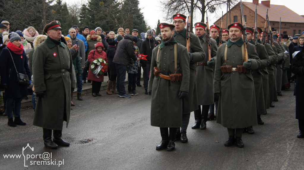 Odsłonięcie pomnika powstańców w Brodnicy