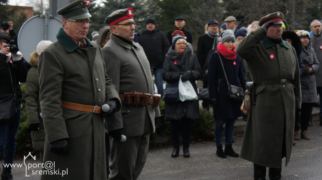 Odsłonięcie pomnika powstańców w Brodnicy