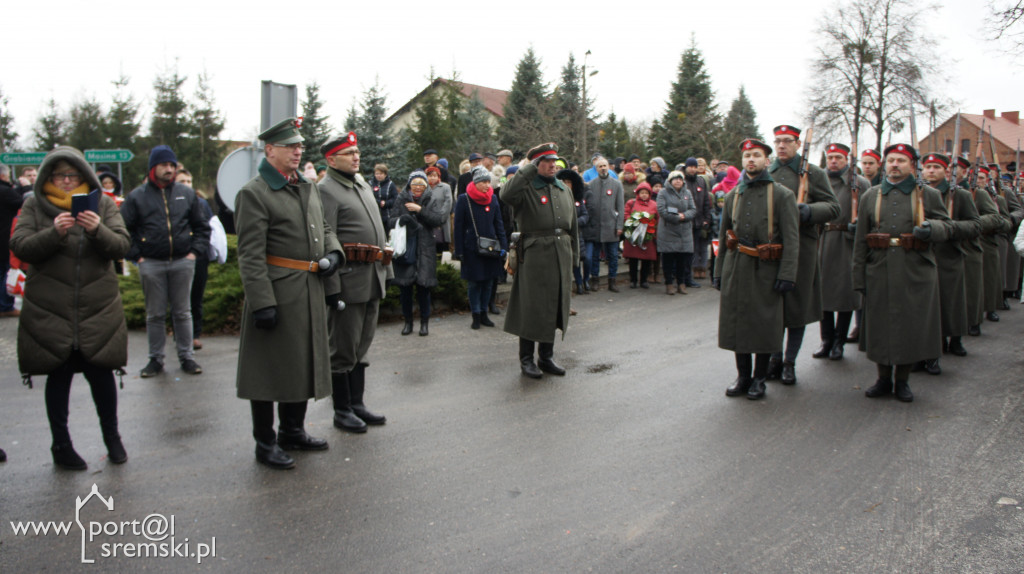 Odsłonięcie pomnika powstańców w Brodnicy