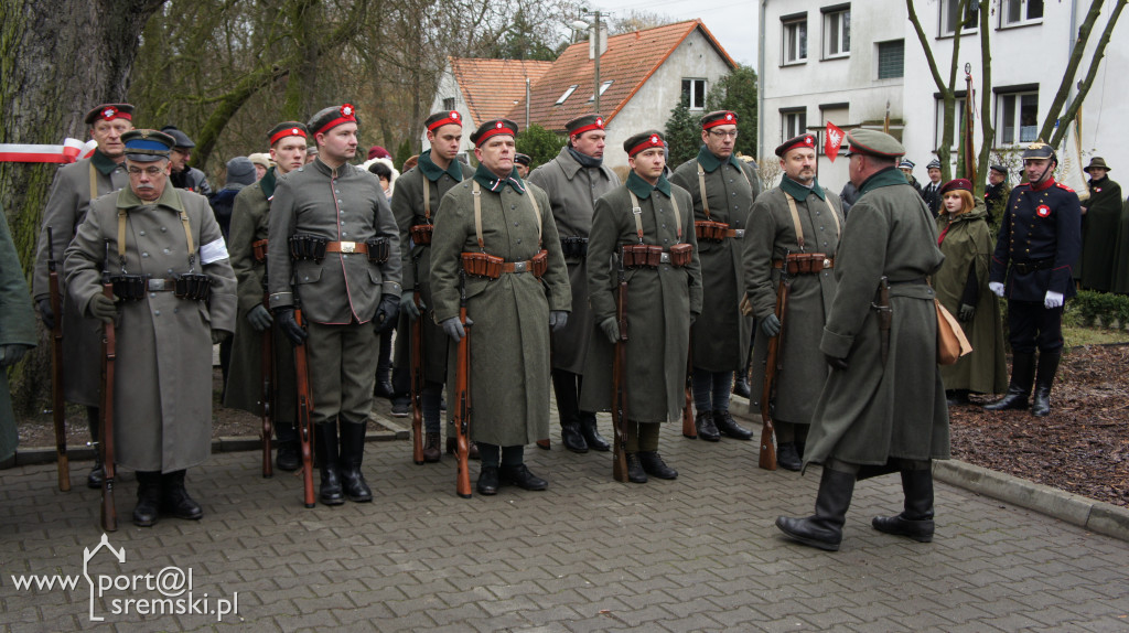 Odsłonięcie pomnika powstańców w Brodnicy