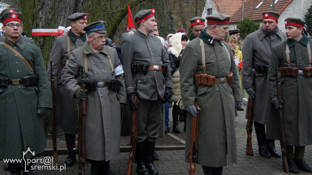 Odsłonięcie pomnika powstańców w Brodnicy