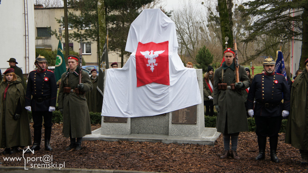 Odsłonięcie pomnika powstańców w Brodnicy