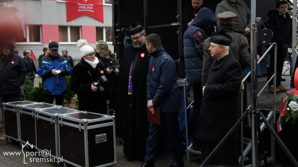 Odsłonięcie pomnika powstańców w Brodnicy