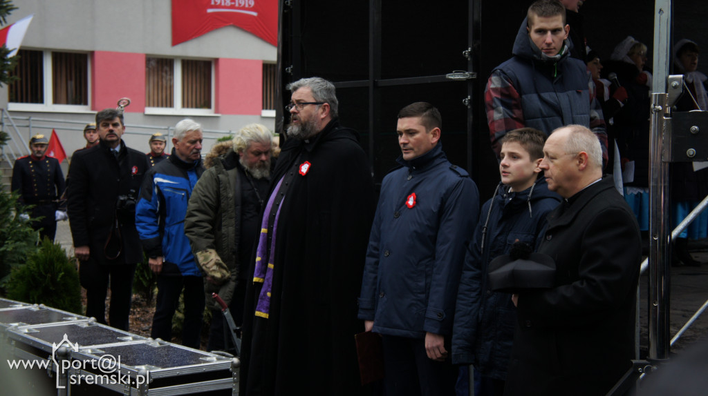 Odsłonięcie pomnika powstańców w Brodnicy