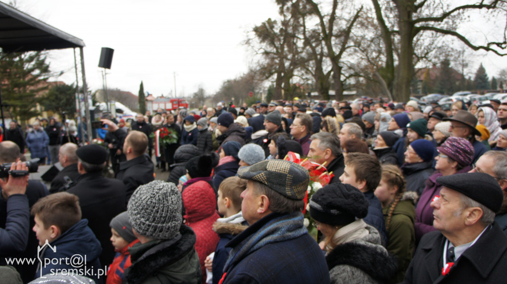 Odsłonięcie pomnika powstańców w Brodnicy