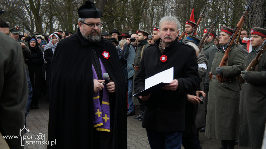 Odsłonięcie pomnika powstańców w Brodnicy